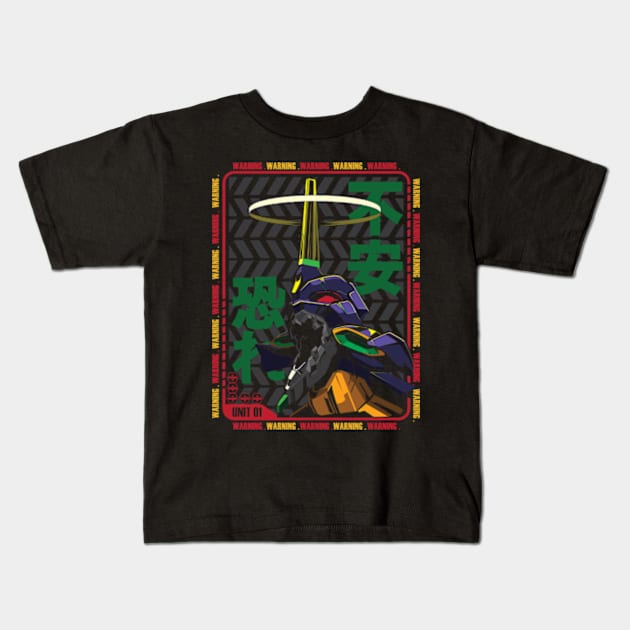 eva 01 berserk Kids T-Shirt by kladenko